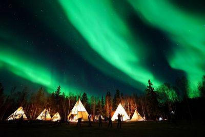 Aurora viewing in Yellowknife