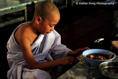 A child in Myanmar